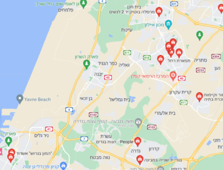 חנויות בגדים יד שניה באזור השפלה